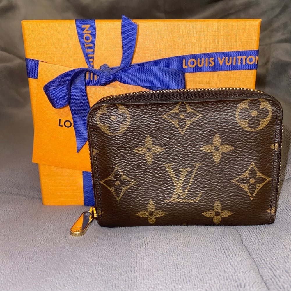 LOUIS VUITTON Monogram Zippy Coin Purse Mini Wallet